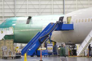 Boeing Displays Commercial Aircraft For Media Ahead Of Farnborough Air Show