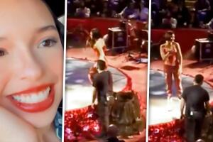 Ángela Aguilar habla tras el desliz por la caída de su falda 