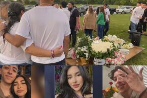 Muerte de Marcela Herrera en Chicago: la enterraron con el anillo y las rosas blancas de su boda 