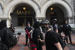 Alt-Right Groups Hold "Demand Free Speech" Rally