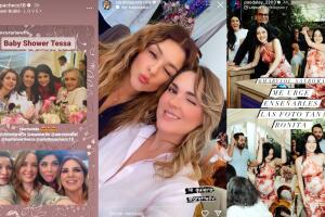 Hubo varias famosas invitadas al 'baby shower', como Zoraida Gómez, Ana Martín y Grettell Valdez.
