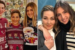 Eugenia Cauduro y sus hijos