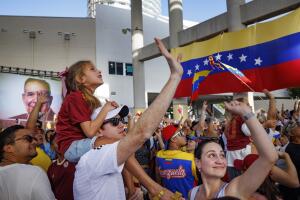 VENEZUELA ELECCIONES movilización Miami EEUU