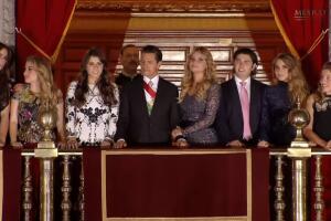 Enrique Peña Nieto y Angélica Rivera 15 de septiembre 2016