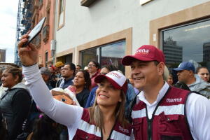 María del Carmen Ortiz y su esposo José Remedios Aguirre