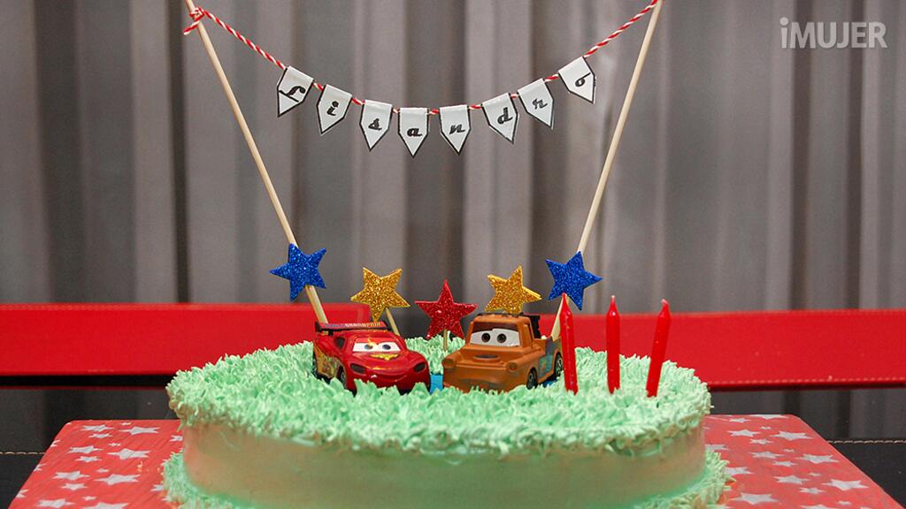 como hacer pastel rayo mcqueen