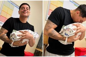 Nace tercer hijo de Eduin Caz y Daisy Anahy