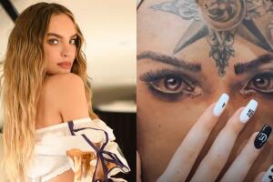 Belinda publica foto de sus ojos, que se tatuó Nodal, mientras él y Cazzu viven gran momento