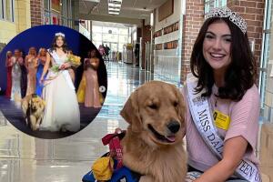 Jovem com autismo e epilepsia vence concurso de beleza