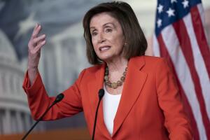 La presidenta de la Cámara de Representantes, Nancy Pelosi.