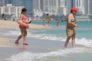 Thalía y Tommy Mottola