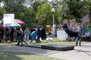 Así se grabó la explosión en "Despertar contigo"
