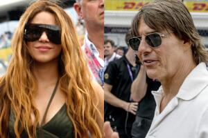 Shakira y Tom Cruise juntos en Miami en la Fórmula 1: las fotos de su comentado encuentro

