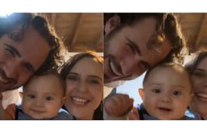 Irán Castillo, Pepe Ramos y su bebé Demian (1).jpg