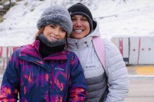 Kimberly Flores y Edwin Luna