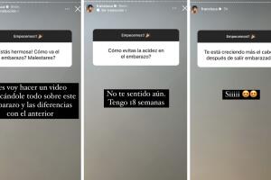 Francisca contará las diferencias de sus embarazos