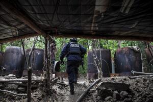 policía laboratorio droga México