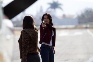 La piloto Livia Brito