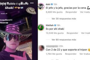 Así reaccionaron Bizarrap y Duki tras su encuentro con Shakira. 