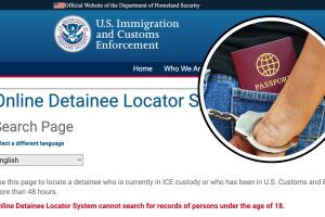 inmigrante detenido ICE cómo encontrar