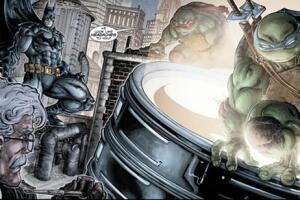 Leonardo, Jim Gordon y Batman