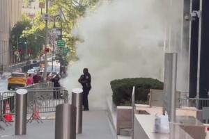 Detienen a hombre tras detonar artefacto incendiario frente a oficinas de ICE en Manhattan.