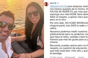 Toni Costa reiteró que no fue infiel a Adamari López.