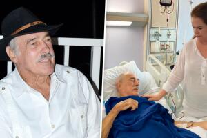 Andrés García es hospitalizado: Margarita Portillo, su esposa, aparece a su lado 