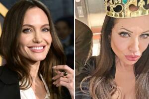 Angelina Jolie (izquierda) y Francesca Vegas (derecha)