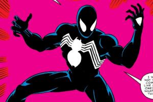 Spider-Man con el traje de Venom Swecret wars 8.jpg