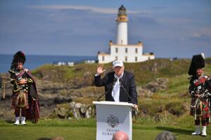 Donald Trump Opens His New Golf Course At Turnberry