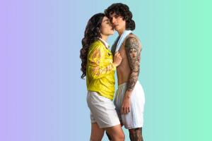 Protagonistas de la micronovela Me Haces Gritar Más Que un Gol