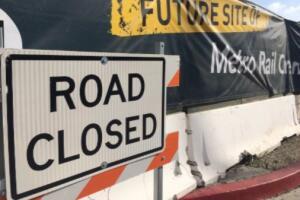 Calles cerradas por obras en Los Ángeles