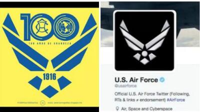 Otro Plagio Del America Acusan A Las Aguilas De Copiar El Escudo Del U S Air Force Deportes Liga Mx Tudn Univision
