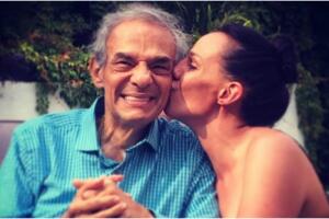 Marysol Sosa y su padre