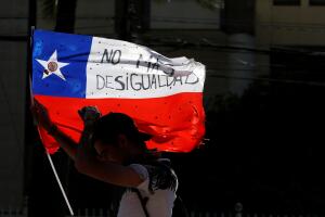 Protests against Chile's government in Valparaiso