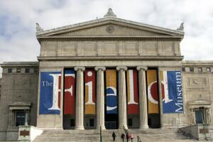 Visitors arrive at the Field Museum of N