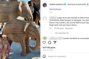 Nick Hernández, aún esposo de Carolina Sandoval 'La Venenosa', le dedicó este cariñoso mensaje a Amalia Victoria, la hija que tienen en común, en plena polémica por su divorcio. 