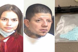 Marisol y Rigoberto Saucedo fueron detenidos por estar en posesión de más de 1,000 pastillas de fentanilo.