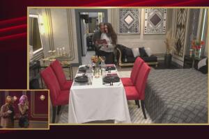 René y Rubí disfrutan de una cena en la Suite Diamante en ¿Apostarías por mí?