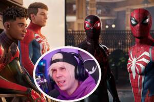 El Rubius prefirió cambiar el idioma del videojuego 'Spider-Man 2' durante una transmisión en vivo.