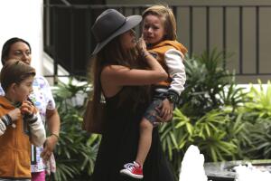 Galilea Montijo y su hijo Mateo