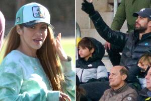Shakira y Piqué: lo captan disfrutando del futbol junto a sus hijos tras recibir supuesta seña obscena 
