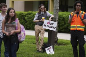 College Campus ICE Protest