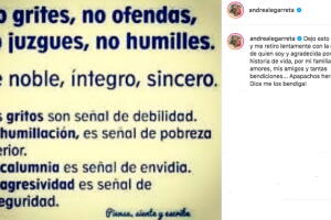 Respuesta Andrea Legarreta (Alfredo Adame)