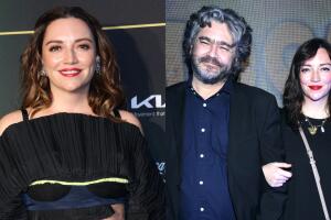 Regina Blandón ha seguido su carrera artística. En la foto, posa con su más reciente pareja, el actor Martín Altomaro.