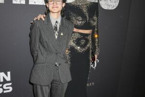 Emme y JLo en el estreno de ‘Othello’.