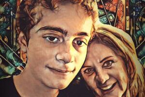 Erika Buenfil e hijo