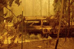 California Wildfires Bear Butte