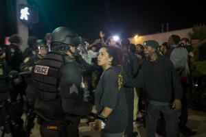 Protestas de negros en el sur de California